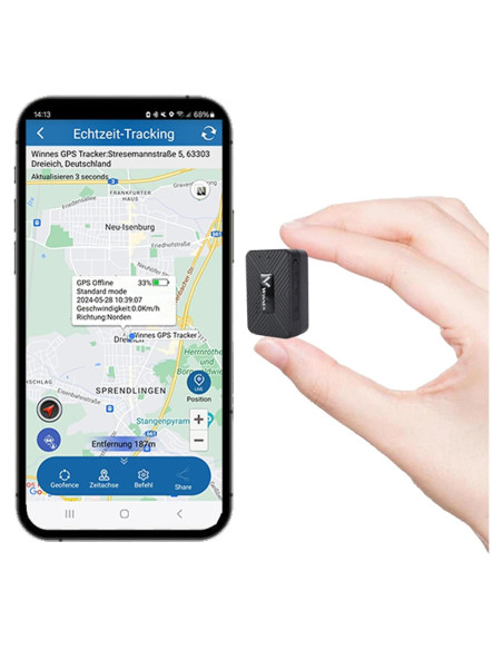 Localizador GPS Magnético Mini Zeerkeer TK913 Antirrobo