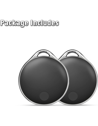 Localizador Bluetooth LINKSTYLE NIJITAG 2-Pack Gris Carbón