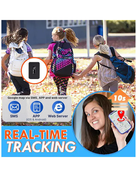 Localizador GPS Magnético Mini Zeerkeer TK913 Antirrobo