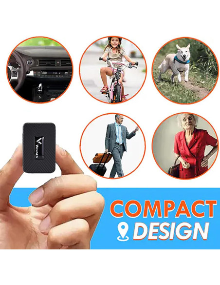 Localizador GPS Magnético Mini Zeerkeer TK913 Antirrobo