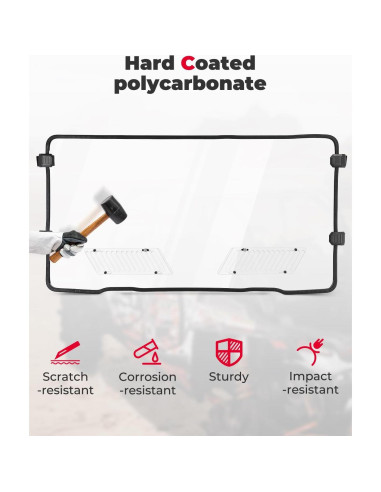 Parabrisas Frontal Ventilado KEMIMOTO para CFMOTO UFORCE 1000