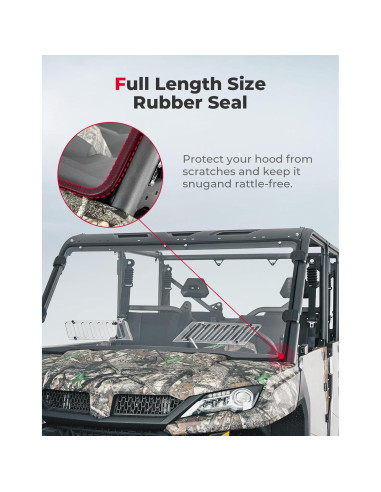 Parabrisas Frontal Ventilado KEMIMOTO para CFMOTO UFORCE 1000