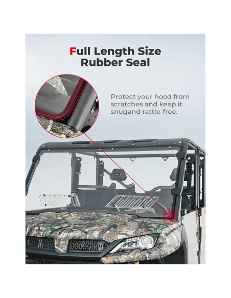 Parabrisas Frontal Ventilado KEMIMOTO para CFMOTO UFORCE 1000