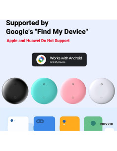 Etiqueta de seguimiento NOVZIX S9 2025 para Android - Compacta y resistente 2