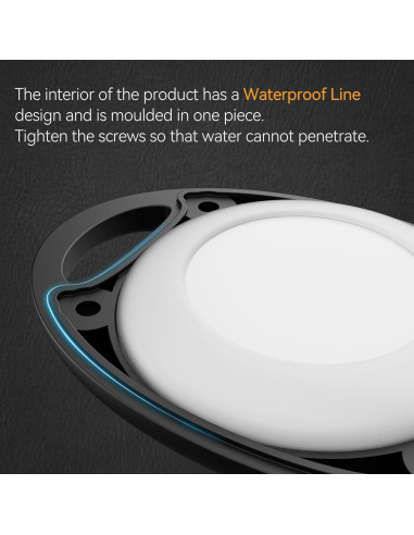 Soporte para llavero AirTag CITYWAY 4 Pack Impermeable IPX8