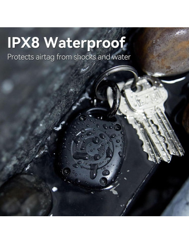 Soporte para llavero AirTag CITYWAY 4 Pack Impermeable IPX8