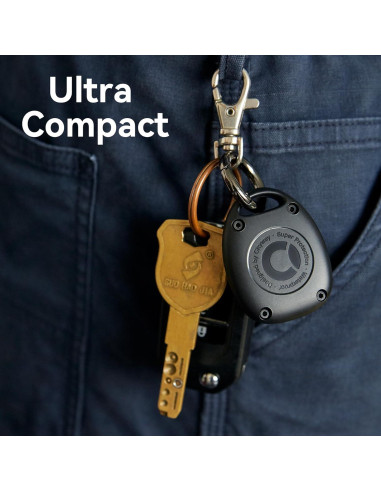 Soporte para llavero AirTag CITYWAY 4 Pack Impermeable IPX8