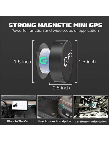 Mini GPS Tracker Magnético Promax Easyfind 5 Pcs Antipérdida