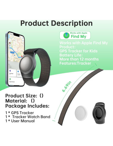 Rastreador GPS HONGTOP para Niños y Ancianos Impermeable