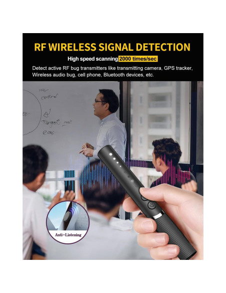 Detector de Cámaras Ocultas HUYNL KT3 Mediano