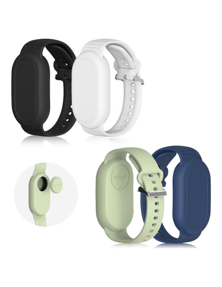 Pulsera de Silicona BIQIRE para Samsung Galaxy SmartTag 2 4Pack