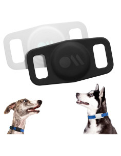 Soporte Airtag para Collar de Perro Case-Mate 2 Pack Negro