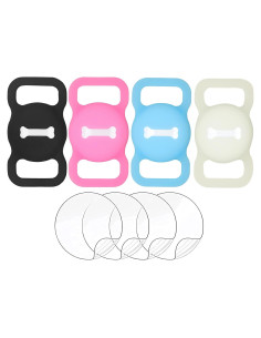 Funda Protectora Silicona para Apple Tag 4 Pack Colores