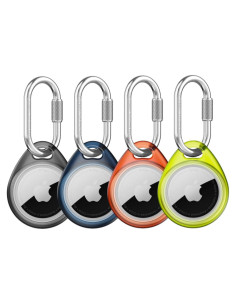 Soporte UNBREAKcable para Apple AirTag - Paquete de 4 - Funda TPU Impermeable