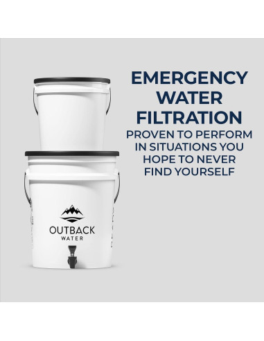 Filtro de Agua de Emergencia Outback - 24 Galones/Día