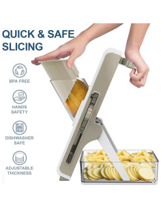 Cortador Mandolina DAYIH 002 Acero Inoxidable Ajustable 2