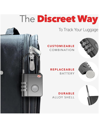 Candado Inteligente KeySmart TSA Bluetooth Resistente al Agua