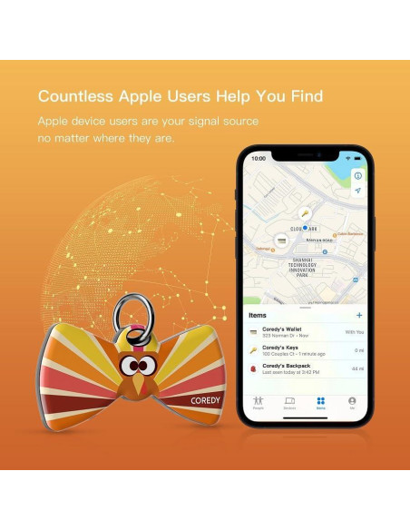 Rastreador Bluetooth Coredy LE01 para iPhone - Localizador de Artículos