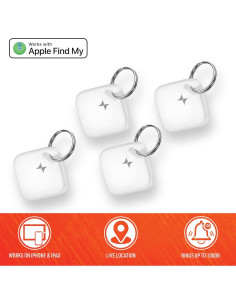 Xtreme Locator Tag 4-Pack Bluetooth - Buscador de Artículos iOS 2