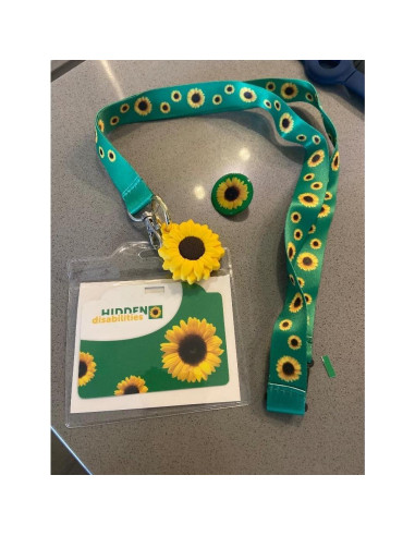 Funda Protectora GOLLEY para AirTag con Llavero Girasol