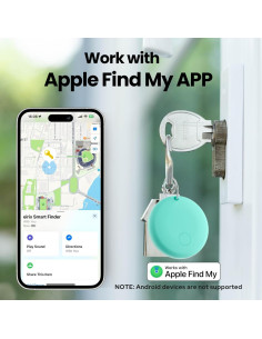 Mini Air Tags eirix Paquete de 5 Macaroon IP67 iOS 2