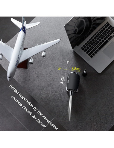 Soplador de Aire Inalámbrico Lazy Tribe AD-380 80000RPM