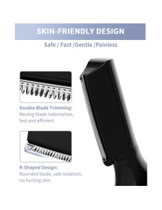 Recortador de Cejas Keyou 800 Eléctrico Recargable con LED 2