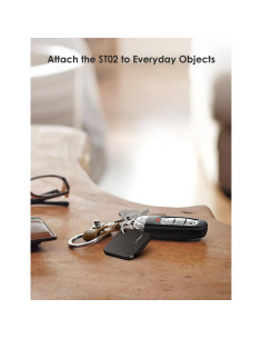 Localizador Bluetooth SwiftFinder ST02 - Paquete de 2, Resistente al Agua, Alcance 91.44m 2