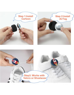 Soportes de Silicona para Niños Wagtune - 4 Piezas AirTag 2