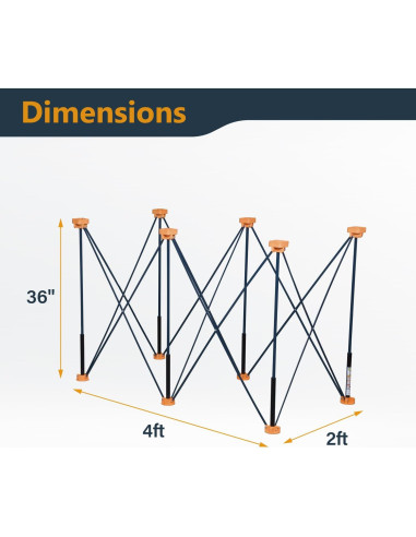 Banco de Trabajo PORTÁTIL POWERTEC 2x4ft Plegable 1134kg