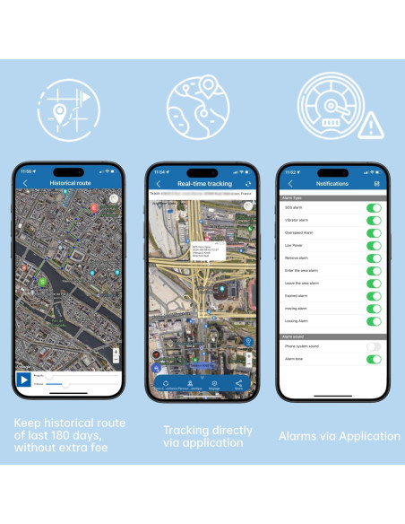 Localizador GPS Mini 4G Winnes Rastreador Vehicular Magnético
