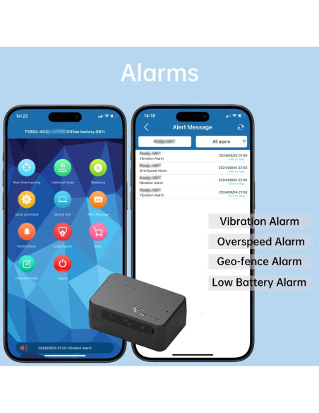 Localizador GPS Mini 4G Winnes Rastreador Vehicular Magnético