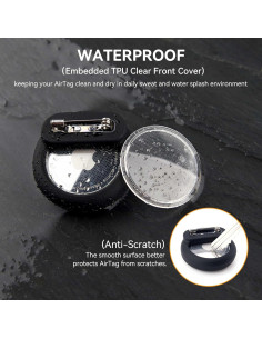 Porta AirTag a Prueba de Agua CITYWAY para Niños y Ancianos 2