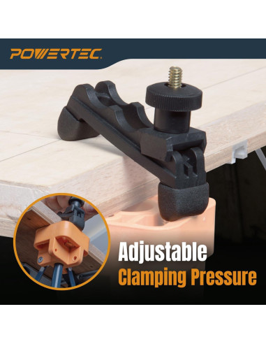 Banco de Trabajo PORTÁTIL POWERTEC 2x4ft Plegable 1134kg