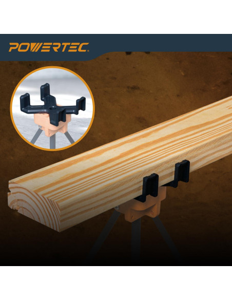 Banco de Trabajo PORTÁTIL POWERTEC 2x4ft Plegable 1134kg