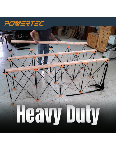 Banco de Trabajo PORTÁTIL POWERTEC 2x4ft Plegable 1134kg