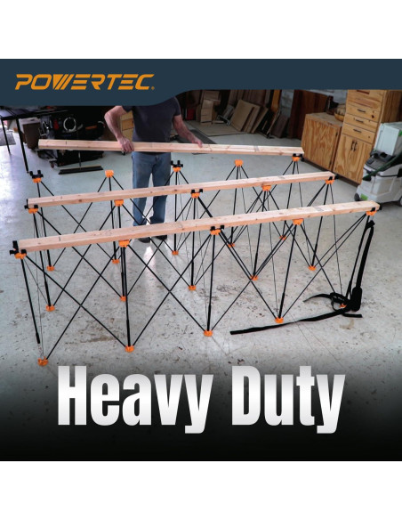 Banco de Trabajo PORTÁTIL POWERTEC 2x4ft Plegable 1134kg