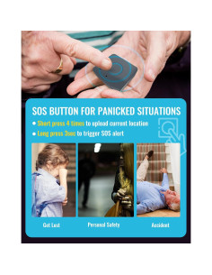 Rastreador GPS LNCOON A41 para Niños y Mascotas - Portátil 2