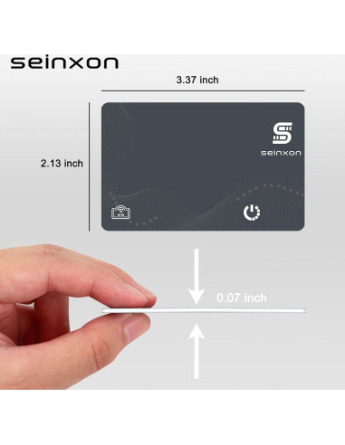 Rastreador Bluetooth SEINXON Ultra Slim IP68 con RFID