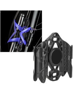 Soporte de Etiqueta Localizadora de Bicicleta VINGVO Negro Impermeable 2