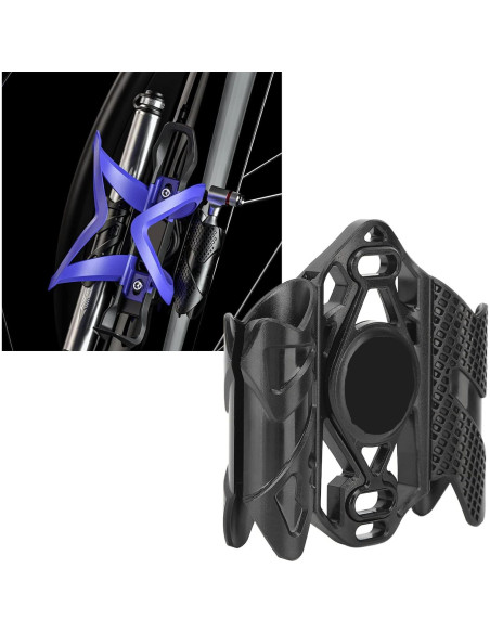 Soporte de Etiqueta Localizadora de Bicicleta VINGVO Negro Impermeable