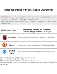 Pantalla Táctil TFT LCD 3.5" 480x320 Hosyond para Raspberry Pi 2