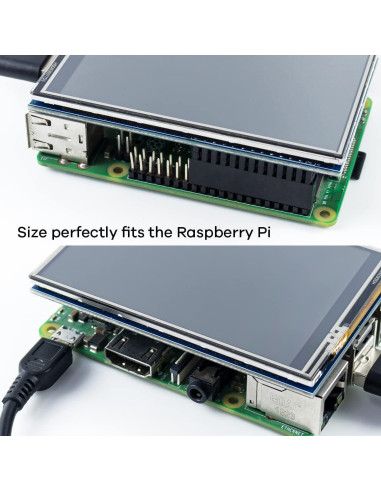 Pantalla Táctil TFT LCD 3.5" 480x320 Hosyond para Raspberry Pi