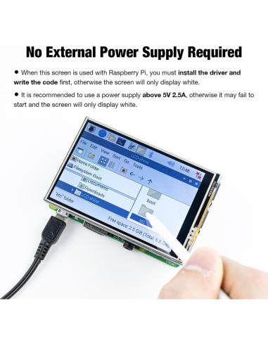 Pantalla Táctil TFT LCD 3.5" 480x320 Hosyond para Raspberry Pi