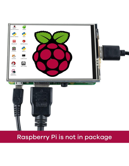 Pantalla Táctil TFT LCD 3.5" 480x320 Hosyond para Raspberry Pi