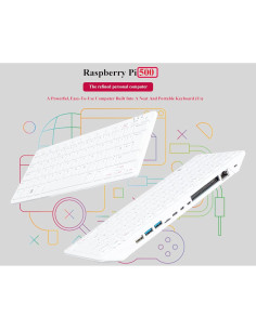 Kit Básico Raspberry Pi 500 UeeKKoo con 32GB y Accesorios 2