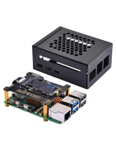 Caja de Metal GeeekPi para Raspberry Pi 5 con PCIe M.2