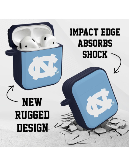 Funda Affinity Tar Heels HDX para Apple AirPods Gen 1 y 2