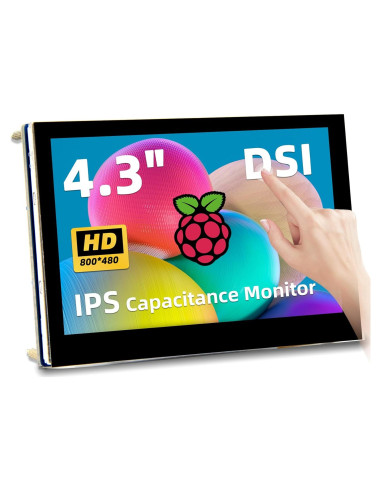 Pantalla táctil 4.3" iPistBit para Raspberry Pi 800x480