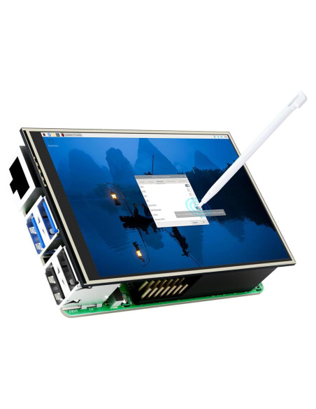 Pantalla Táctil 3.5" CUQI para Raspberry Pi 3/4/5 480x320